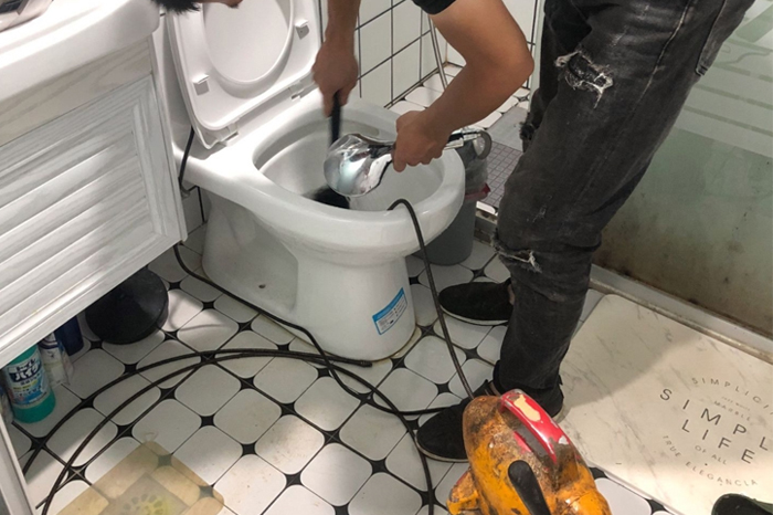 南桥镇疏通下水道